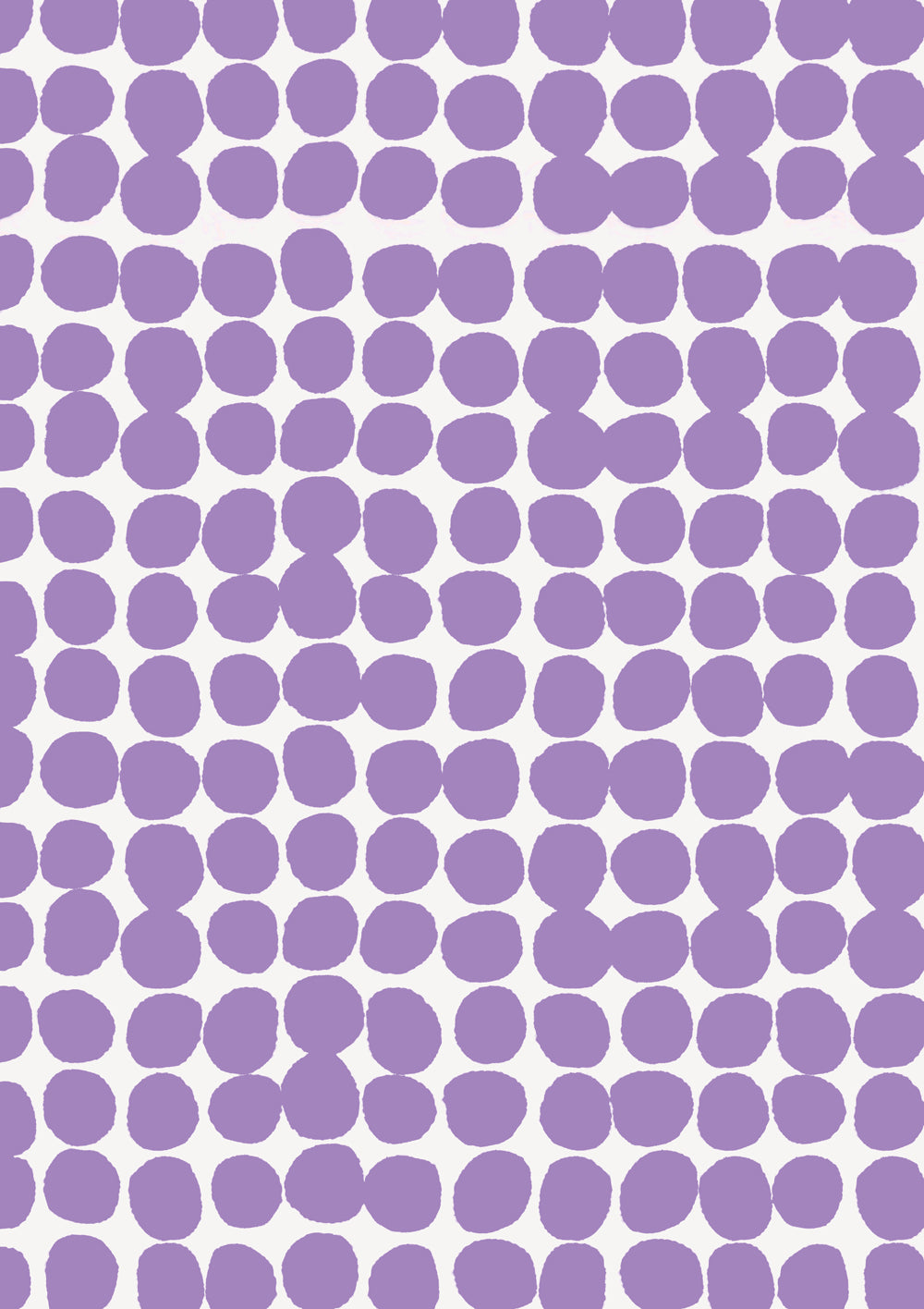A lavender and white vinyl photography backdrop with a hazy edged irregular spotted pattern across the surface, for food and product styling.