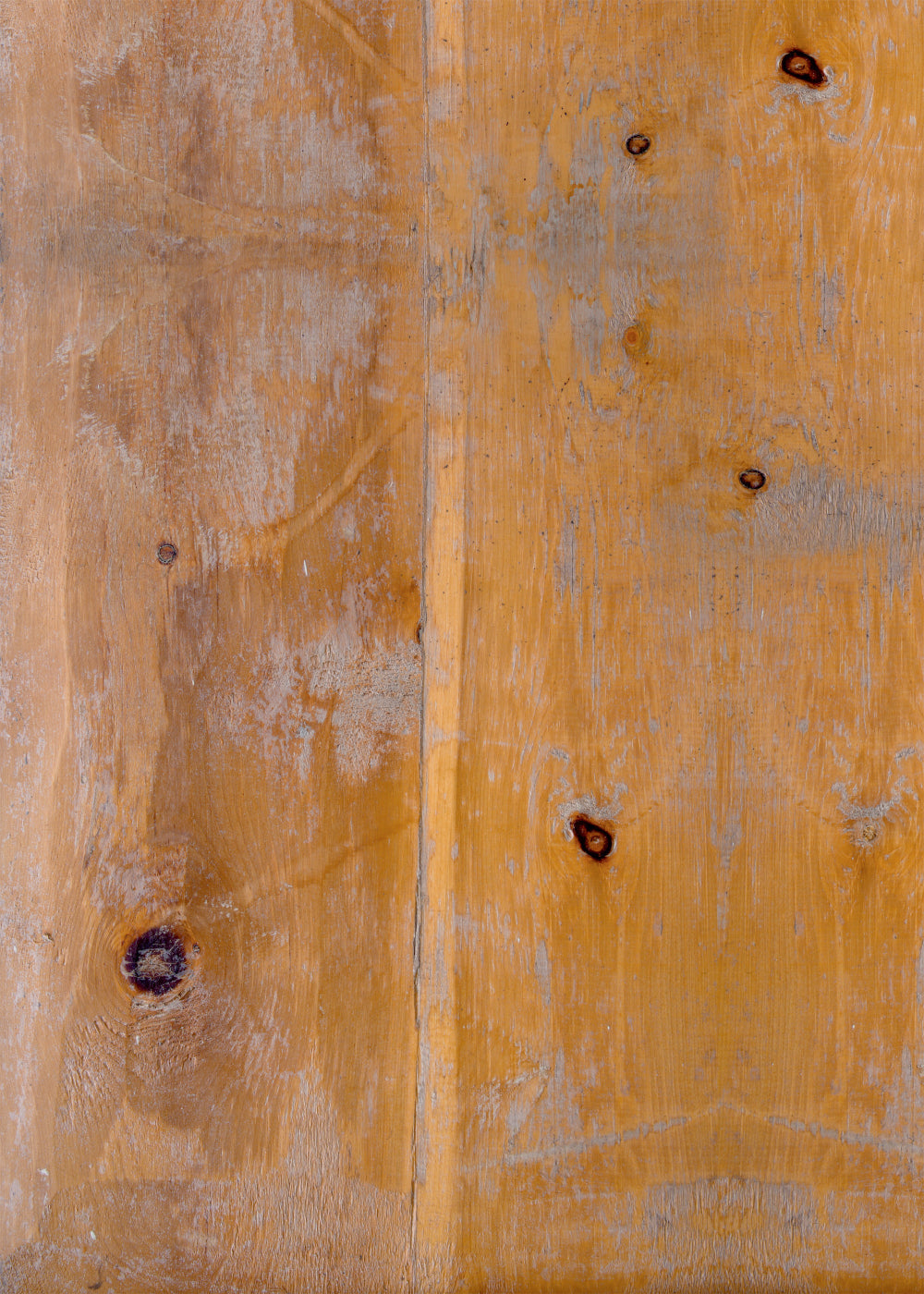 Honey pine effect vinyl photography backdrop with natural knots and fading.
