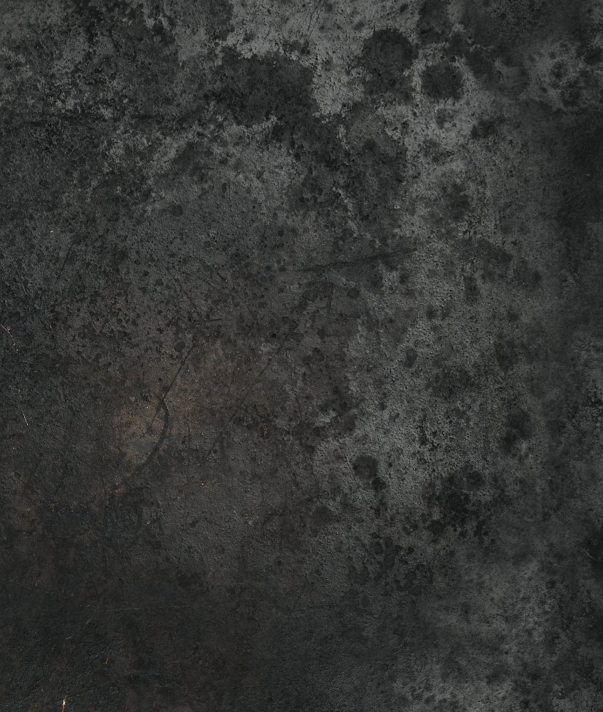 close up of a textured dark grey vinyl photography backdrop with a vintage metallic appearance, ideal for food and drinks photography.
