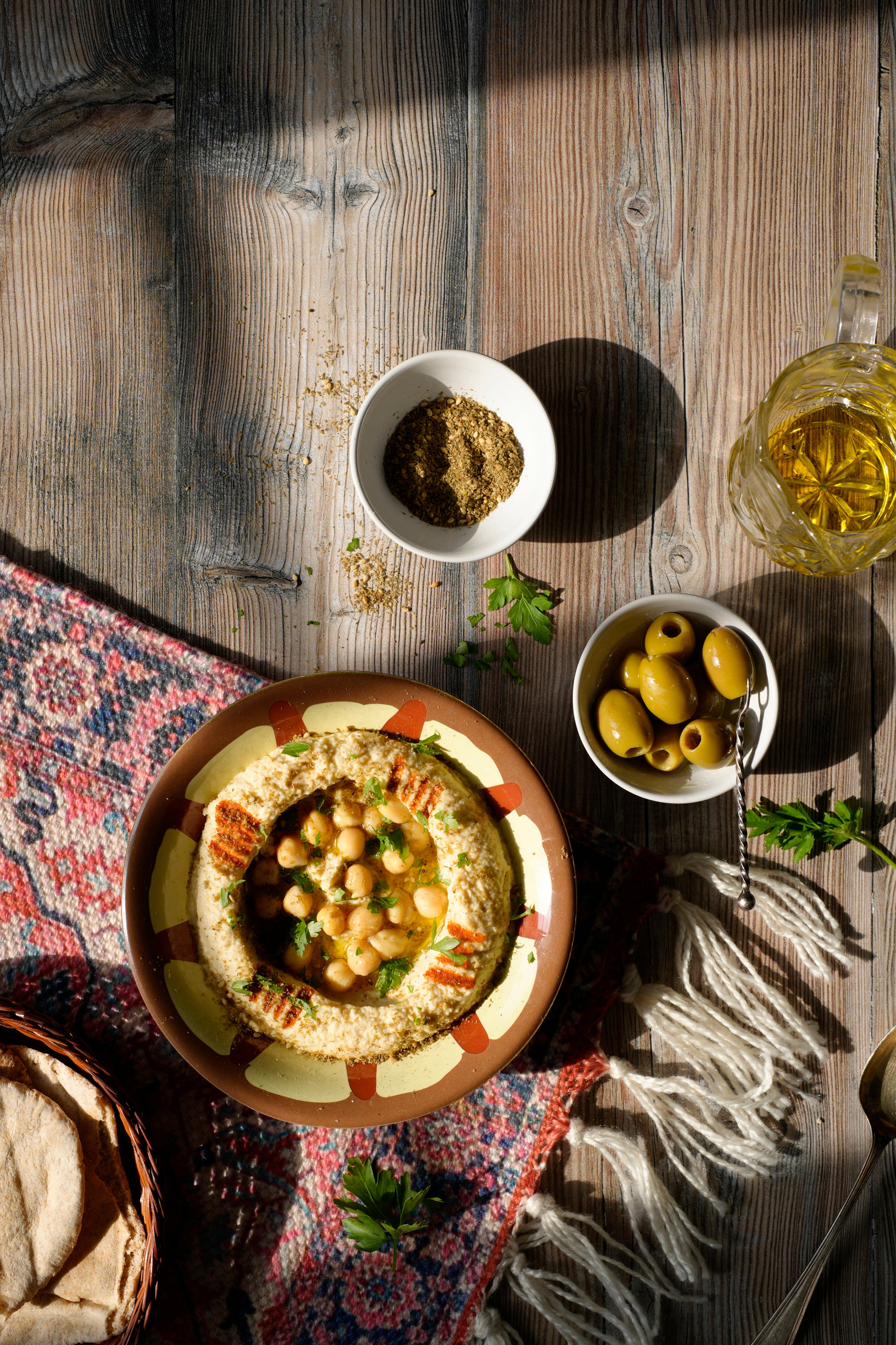 Orkhon dark and light woodgrain-effect photography backdrop