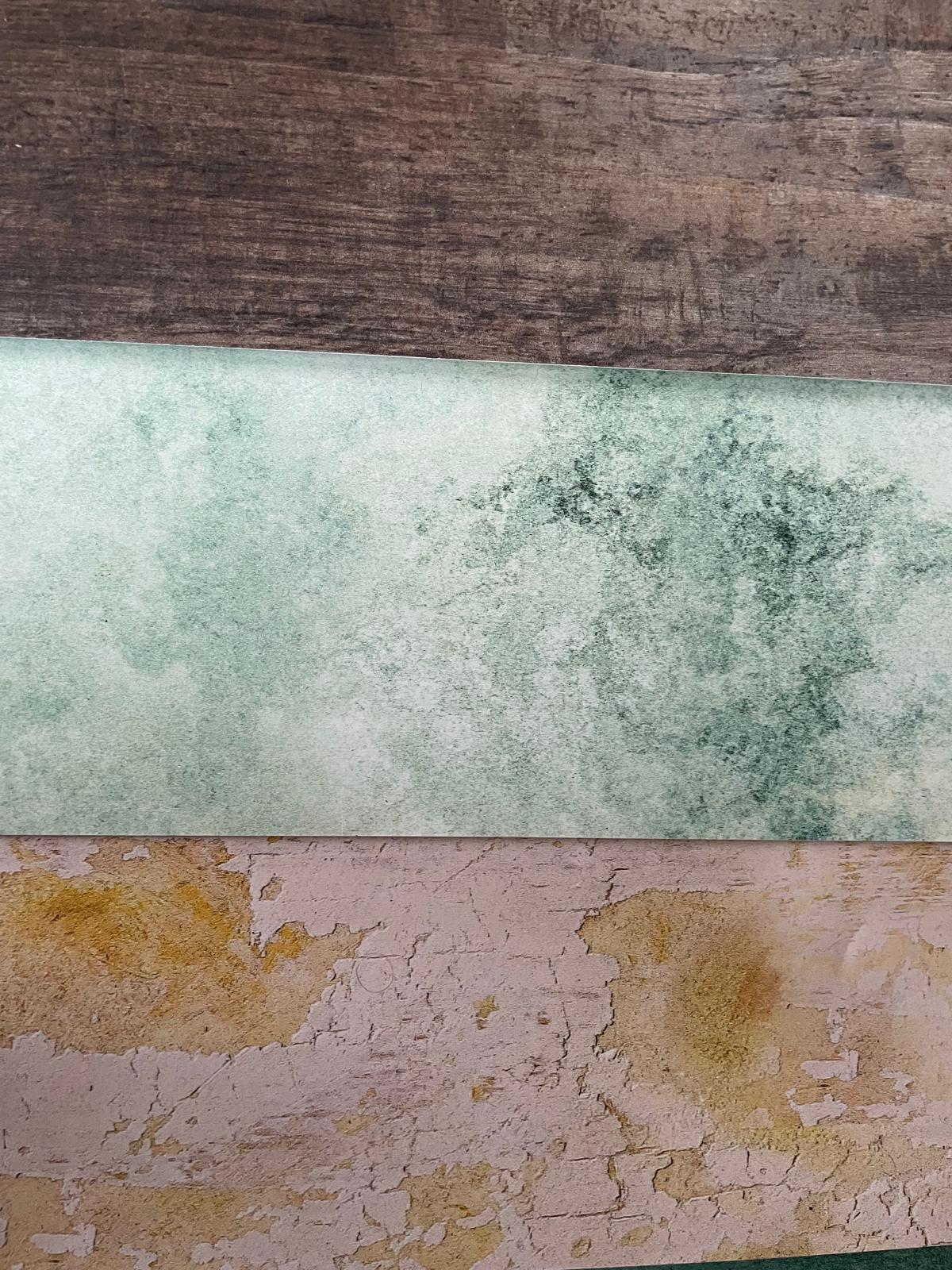 SALE SET 14. 3 EXTRA-THICK A1 BACKDROPS. MOSS, BUTTERCUP, TURNER