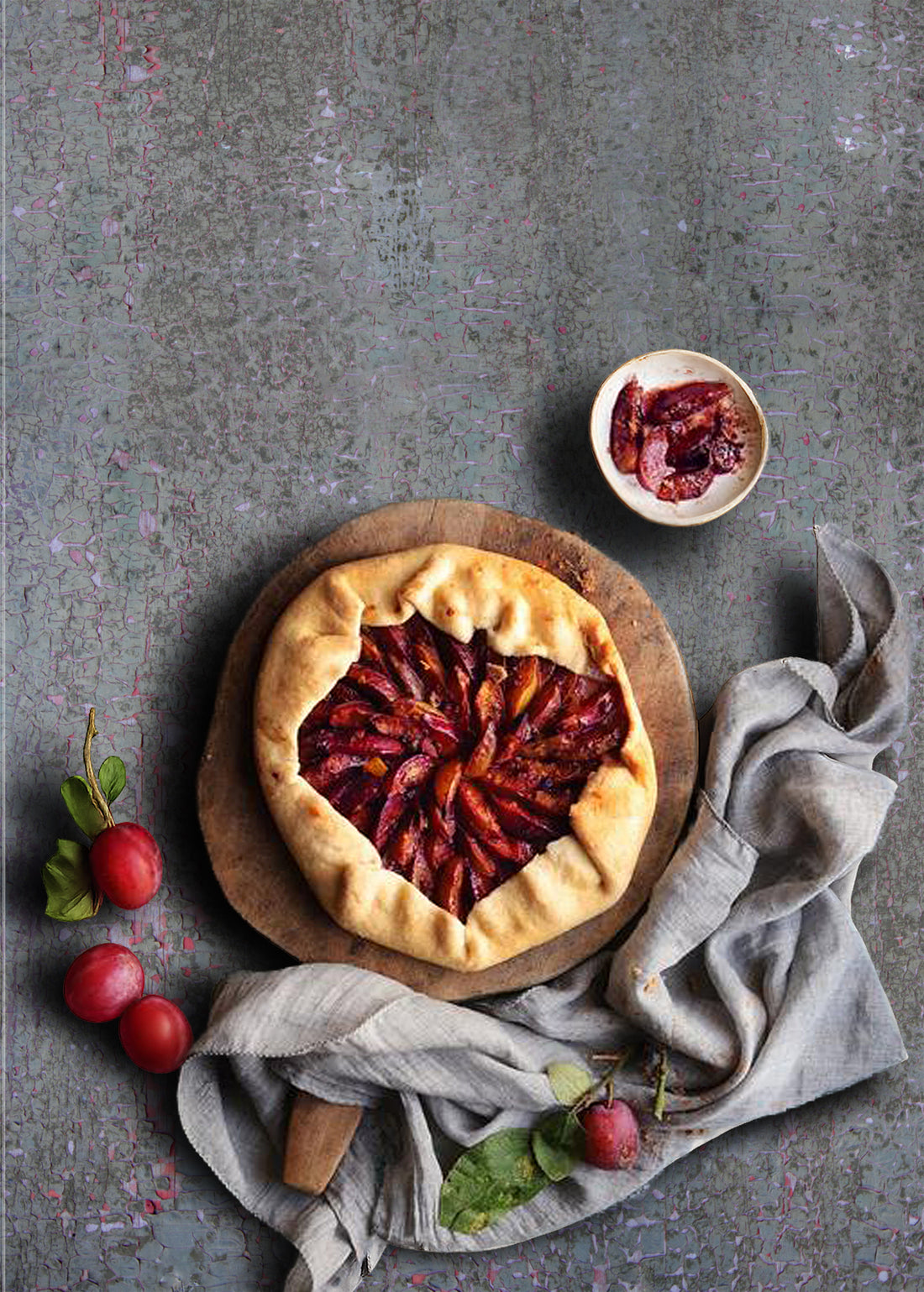 Sutra sage green crackled paint effect photography backdrop