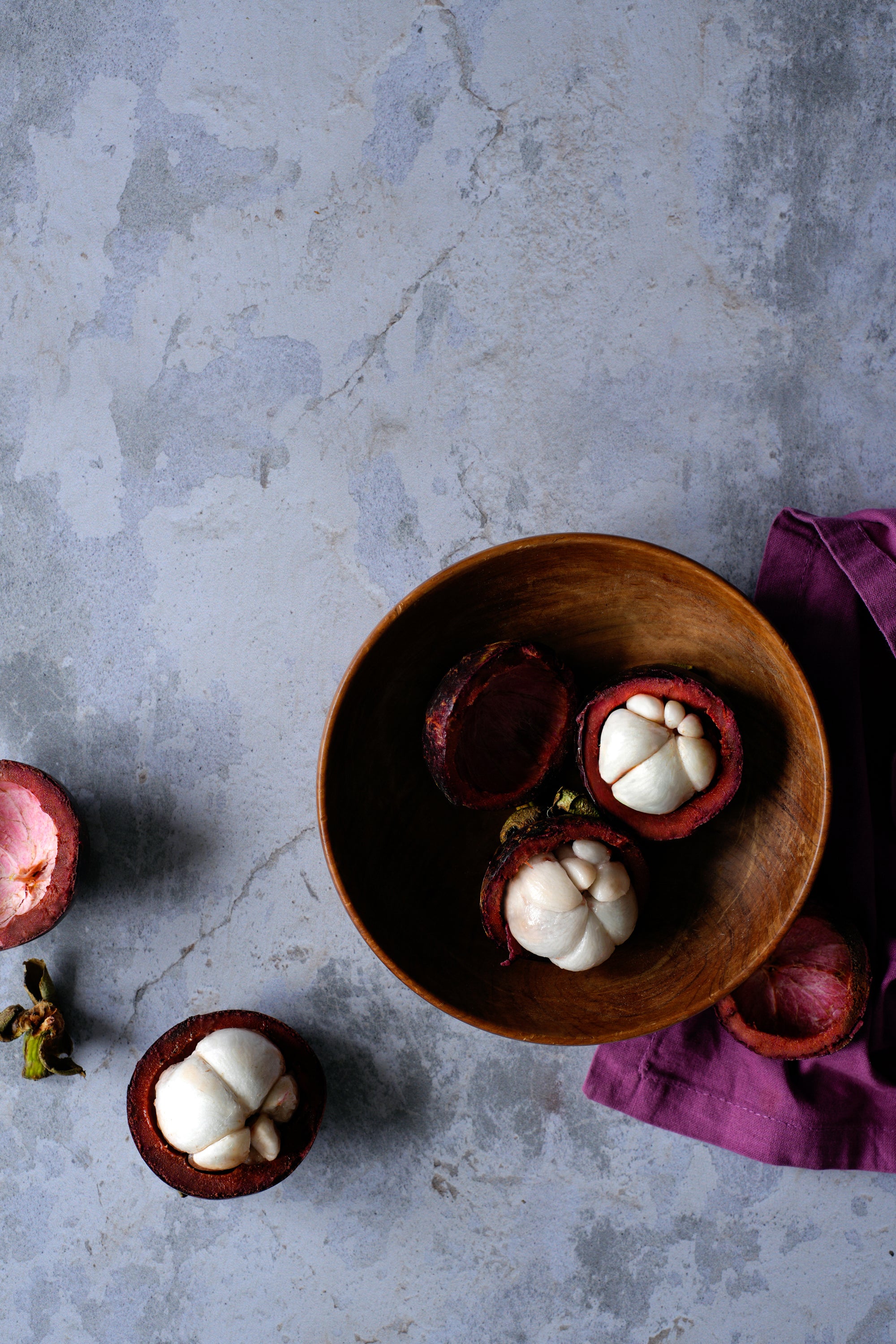 Taiga cool grey plaster-effect photography backdrop