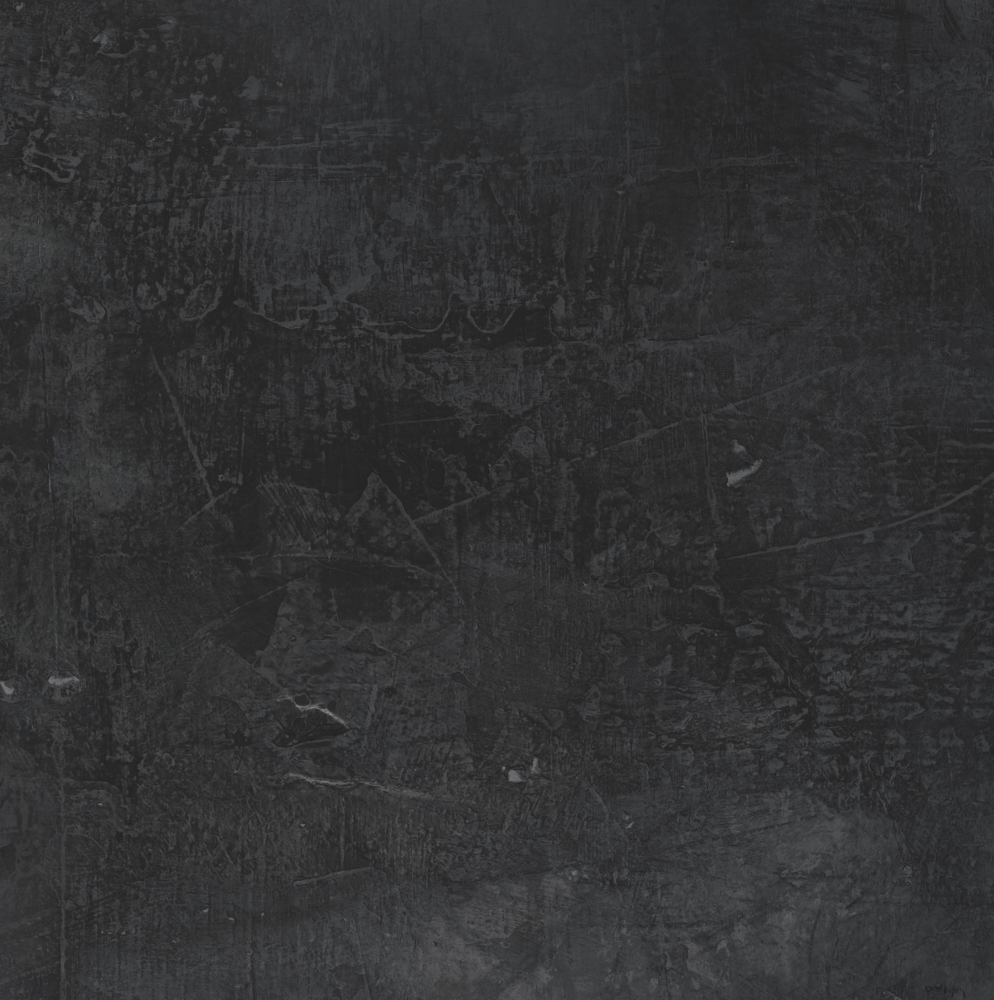 Close up of a black vinyl photography backdrop with a hand-painted effect and subtle slate-like texture.