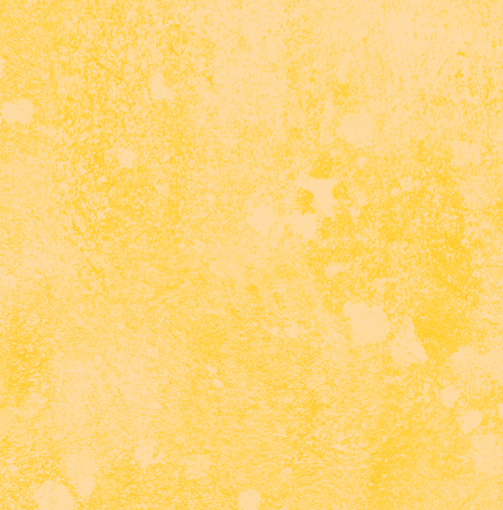 A close-up of a sunshine yellow handpainted effect vinyl photography backdrop for food styling and product photography.