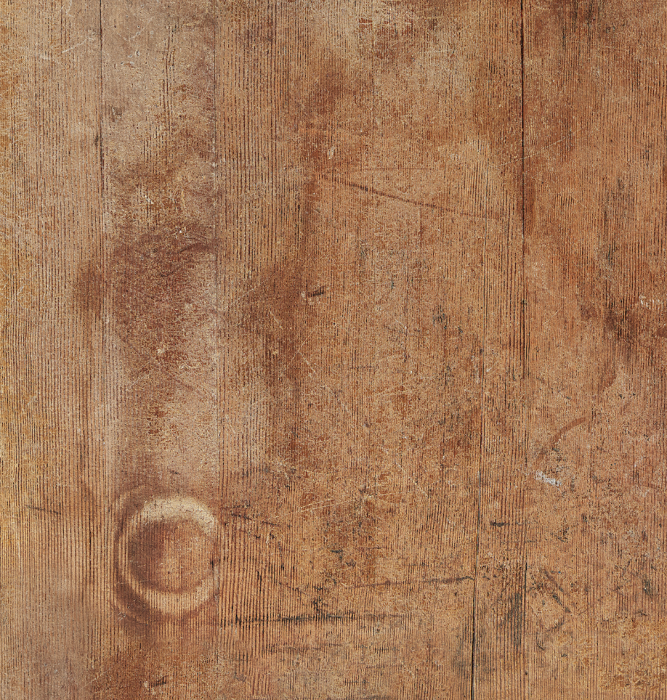 Close up of a wood-effect vinyl photography backdrop with natural color tones and visible grain details.