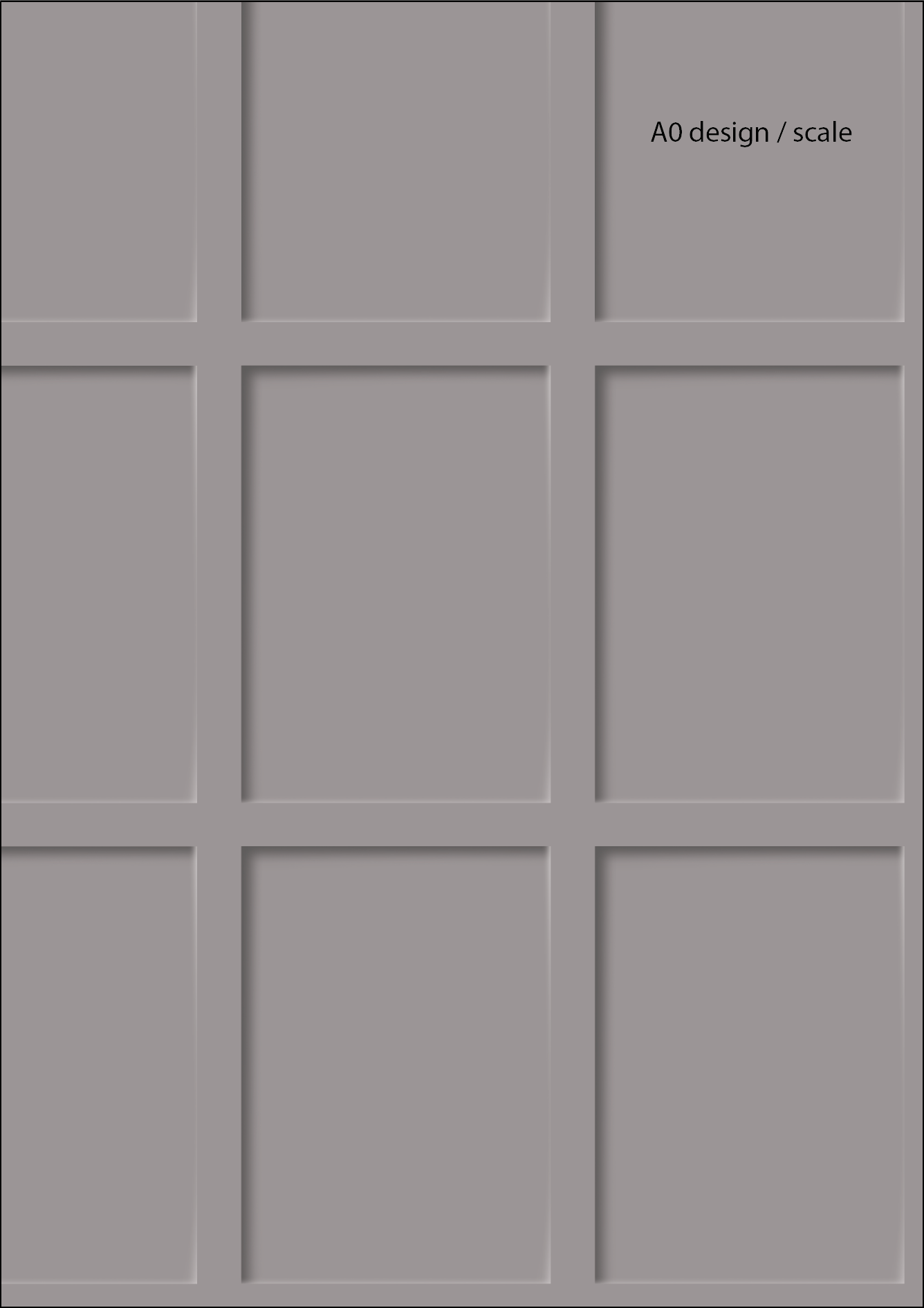 304. CUSTOM. Panelled wall colour backdrop