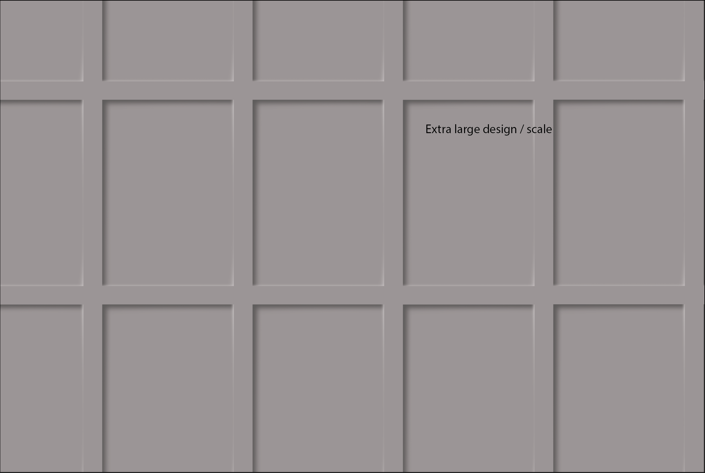 304. CUSTOM. Panelled wall colour backdrop