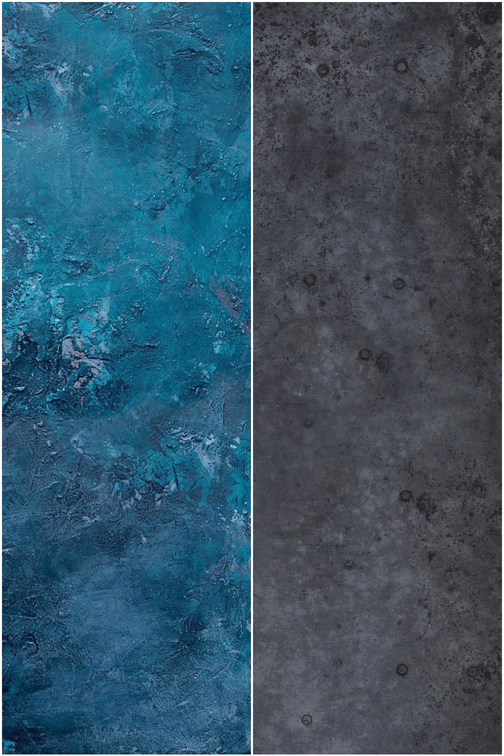 Texture Biarritz and Trig Metal Patina Backdrop Bundle