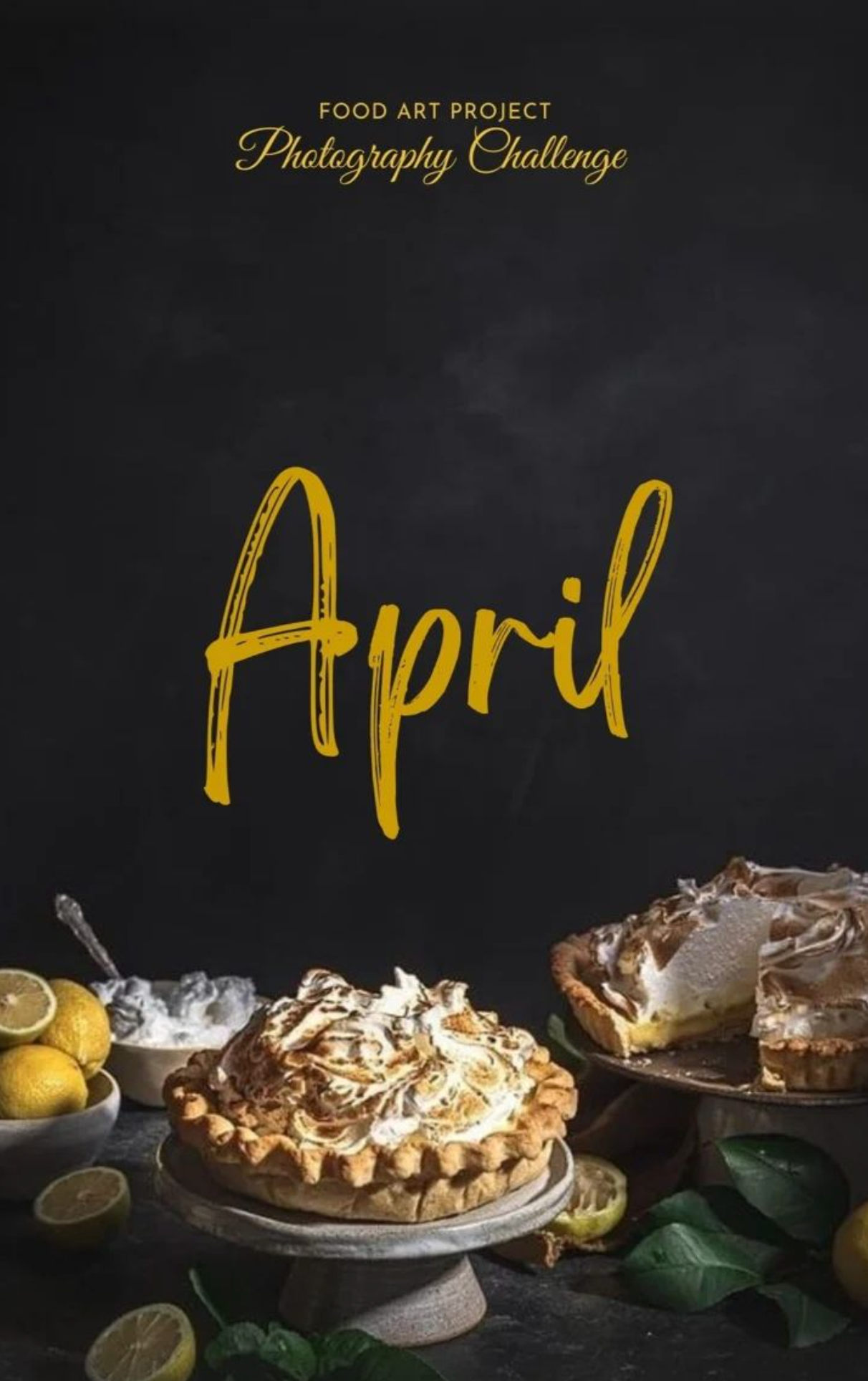 Food Art Project - April photography challenge - WIN an online editing course and a backdrop of your choice!