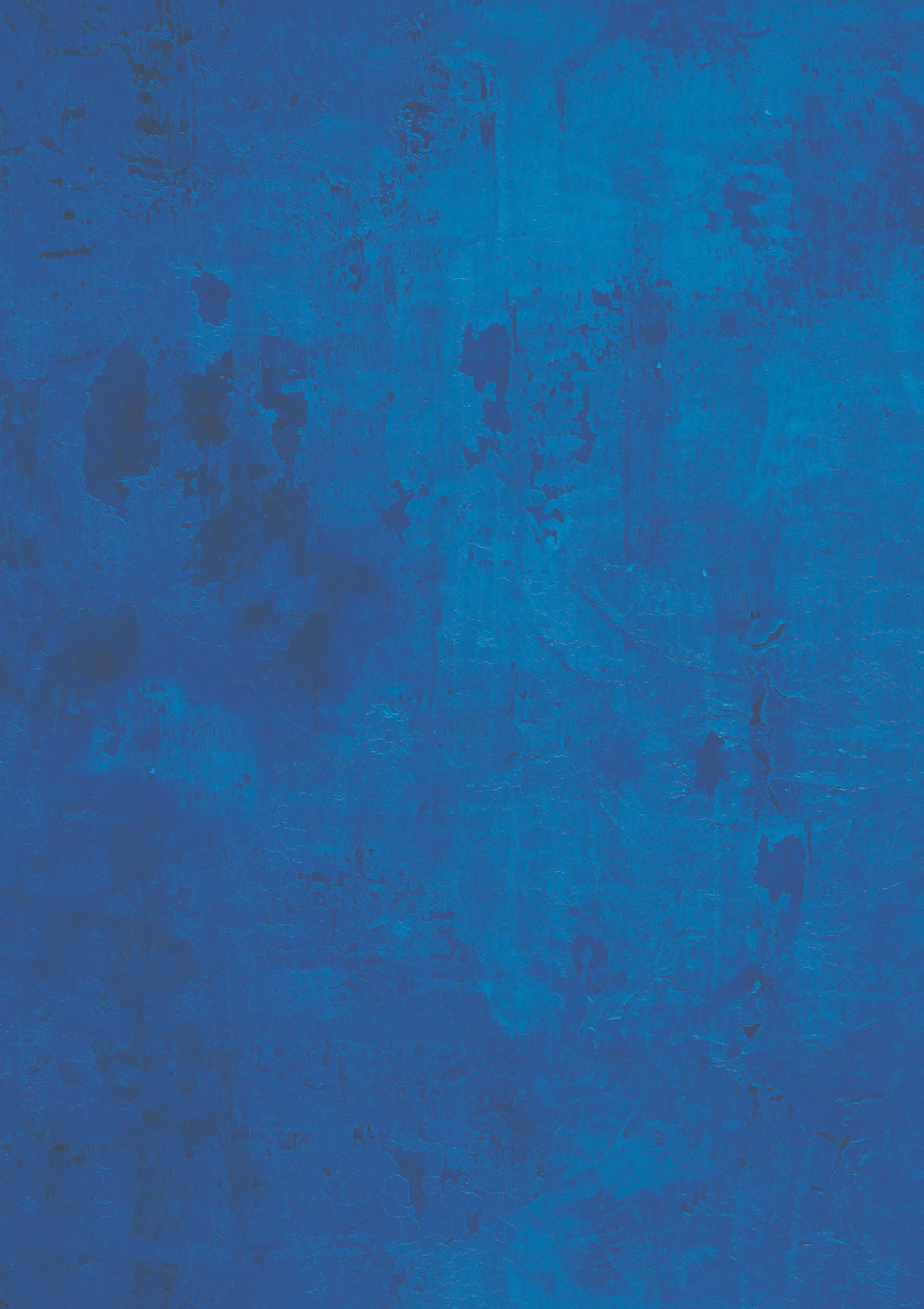 A close-up image of a cobalt blue vinyl photography backdrop with a layered paint effect over wood.