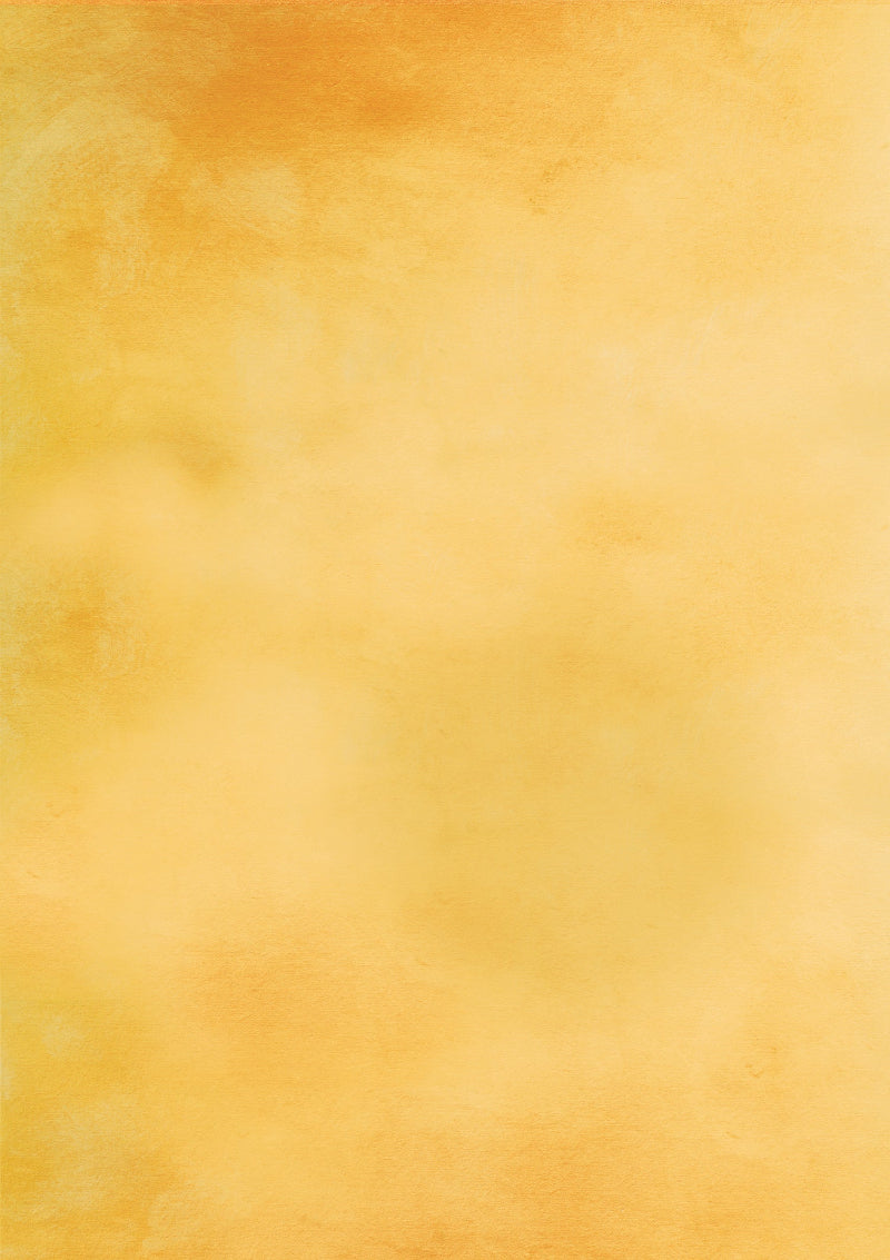A hand-painted effect yellow vinyl photography backdrop with a soft gradient of paler and darker yellows.