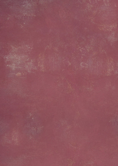 Textured pinkish-red rustic photography backdrop with a real antique plaster-effect.