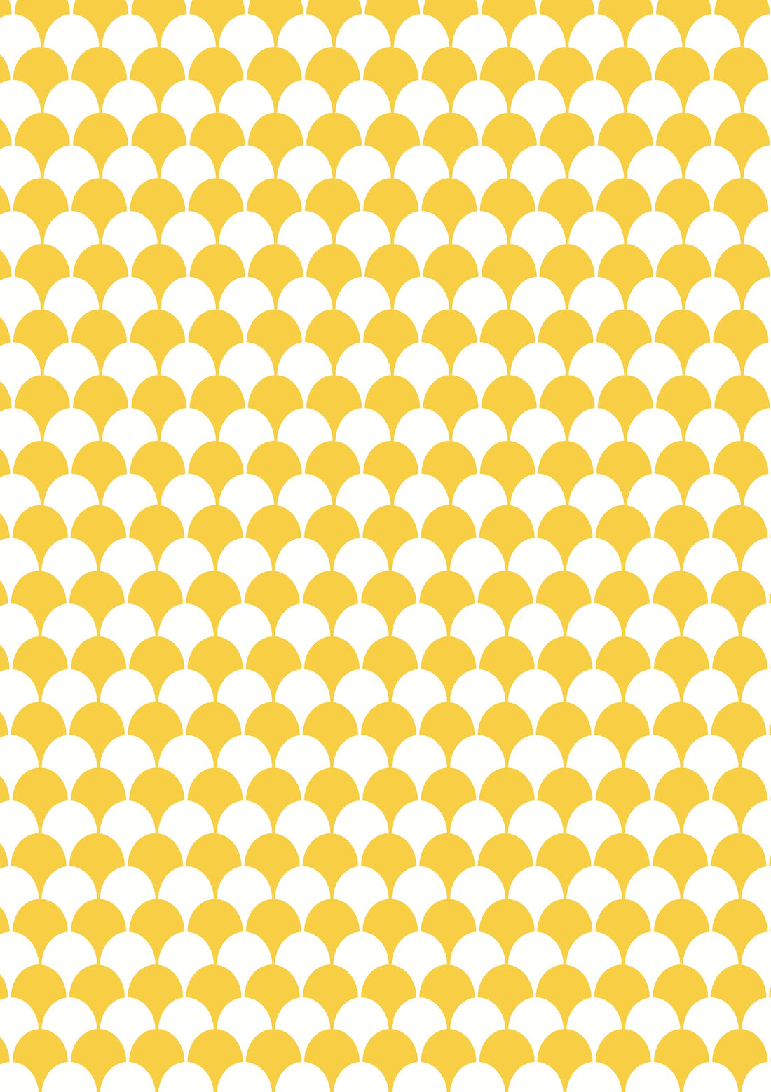 A scalloped yellow and white tile effect graphic photography backdrop ideal for product and food photography.