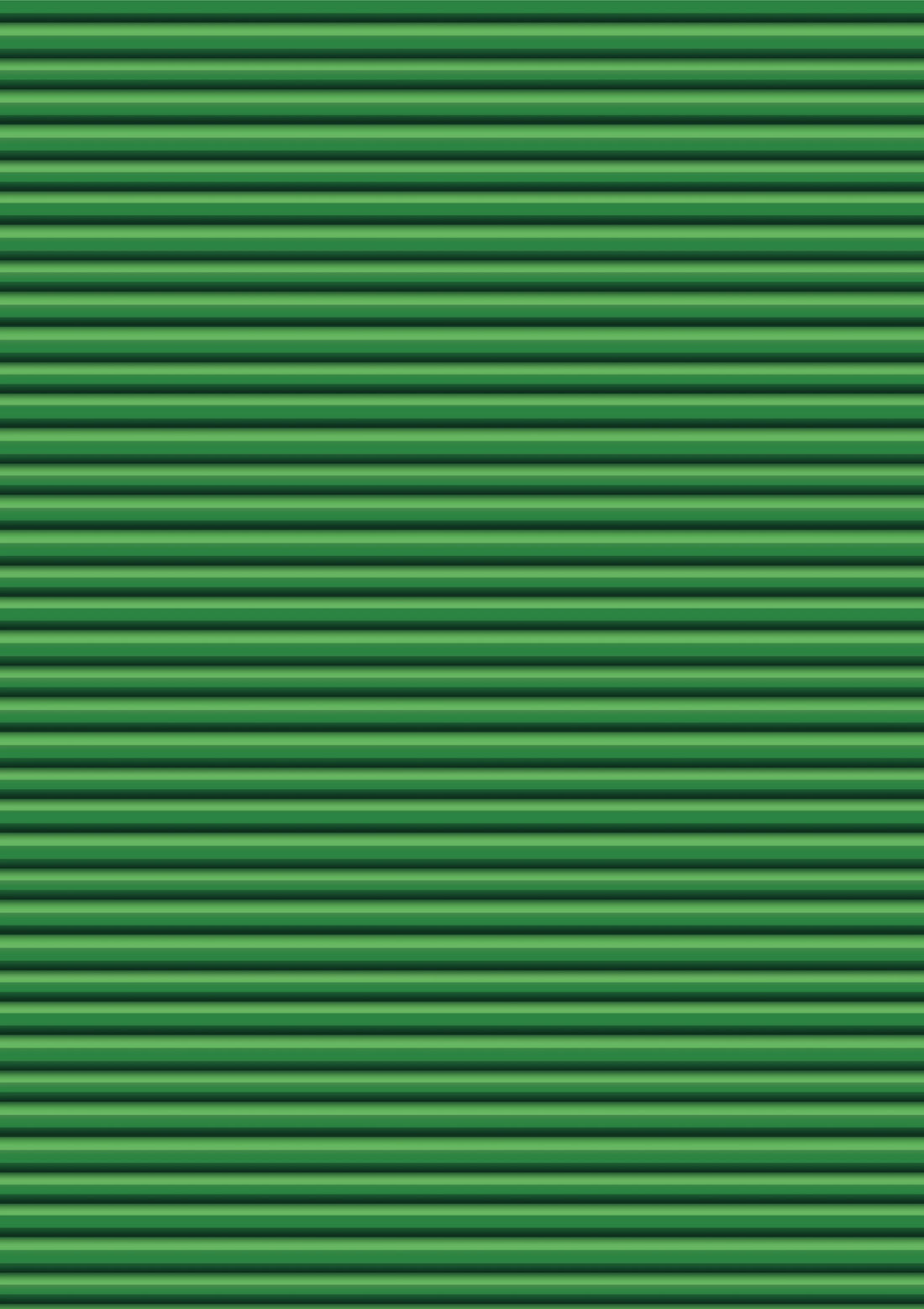 A close-up image of a green corrugated effect photography backdrop with horizontal stripes.