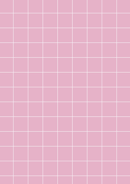 Pink tile graphic effect vinyl photography backdrop for food and product styling.