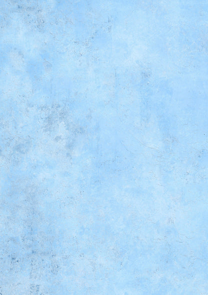 A soft blue paint effect vinyl photography backdrop.