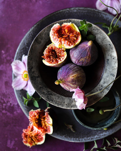 Brae purple hand-painted effect photography backdrop