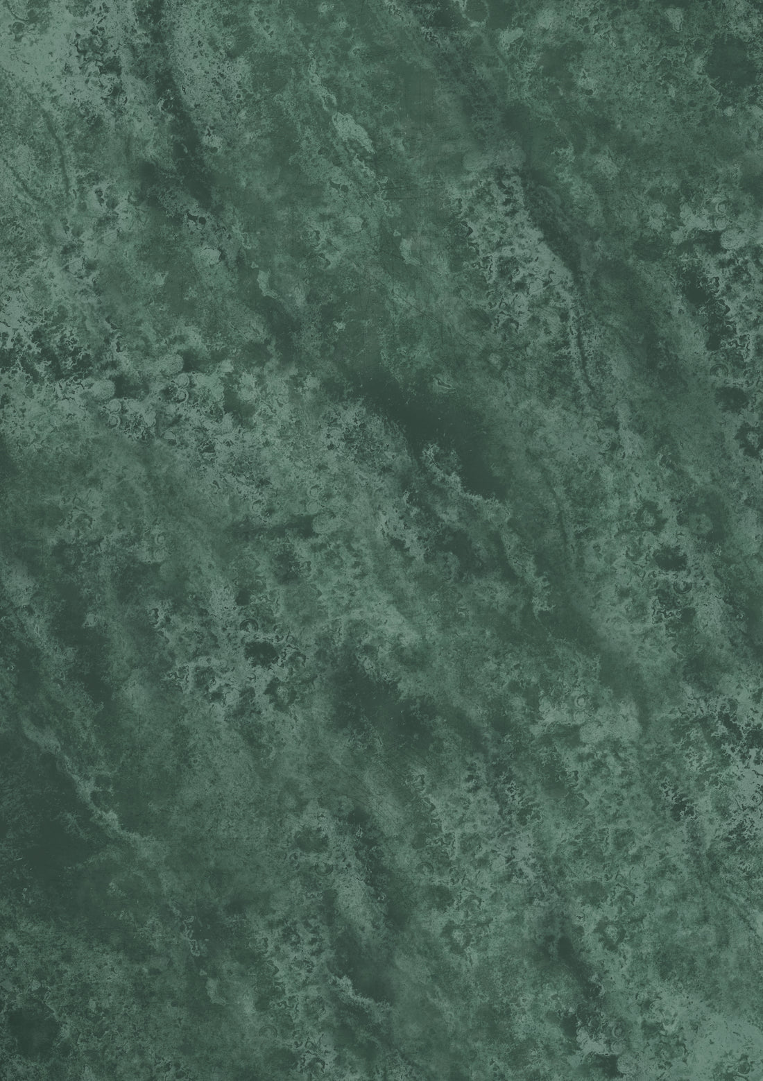 A close-up image of a green marble effect photography backdrop with a mottled patina.