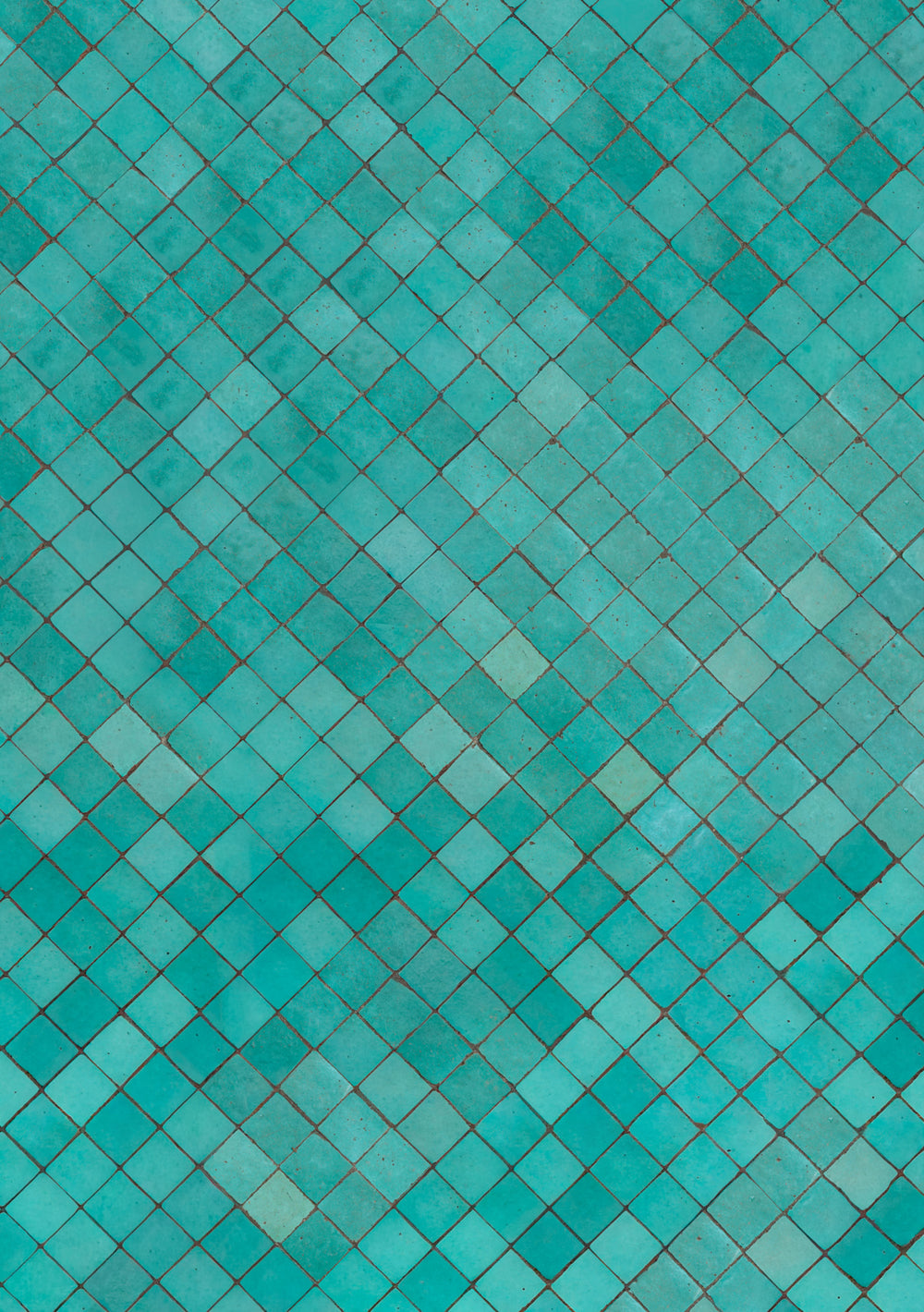 Firoza turquoise mosaic tile-effect photography backdrop