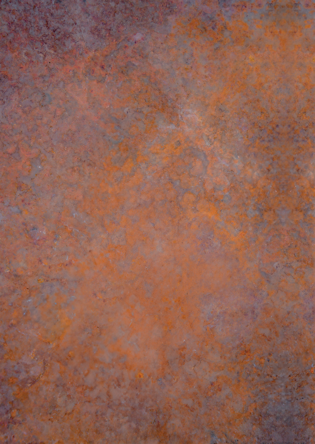 Flame orange and purple rusty metal effect photography backdrop