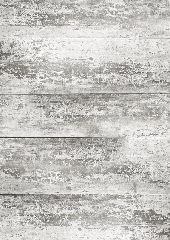 A wood effect vinyl photography backdrop with horizontal planks in warm grey and white.