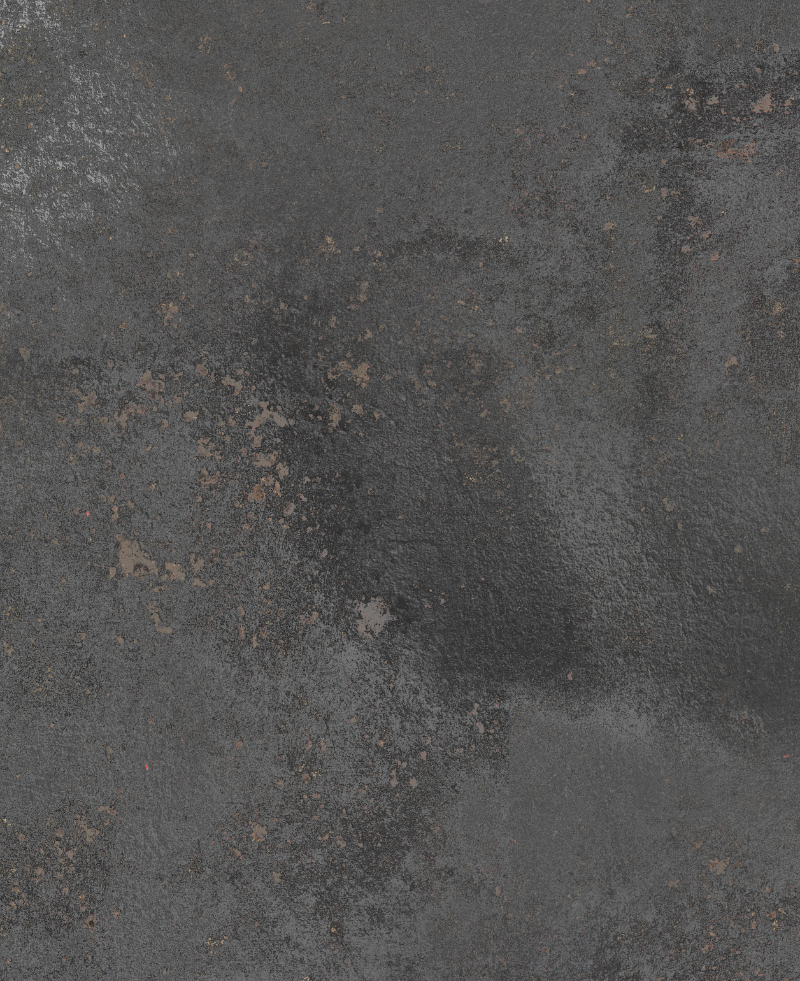 A close up of a vinyl photography backdrop featuring an organic grey stone tile effect.