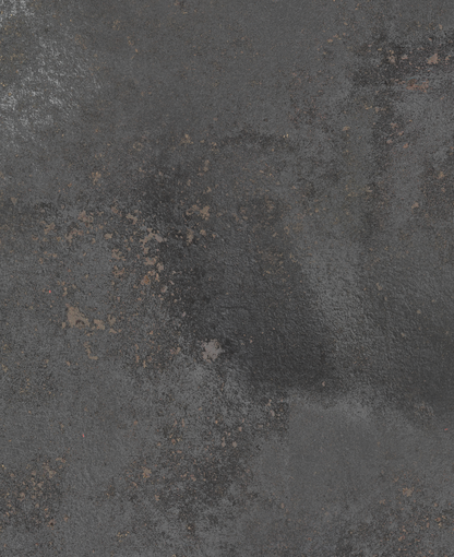 A close up of a vinyl photography backdrop featuring an organic grey stone tile effect.