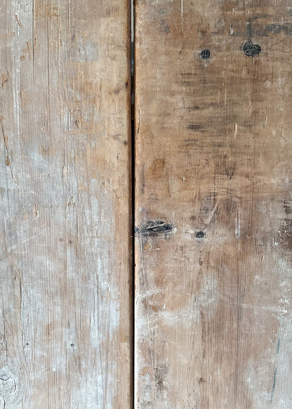 Set of three antique, English pine ware boards