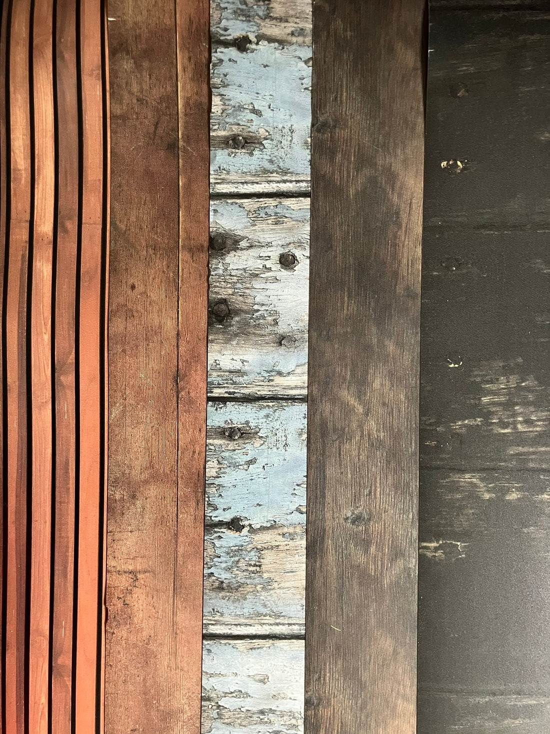 SALE SET: 5 EXTRA-THICK A0 WOOD EFFECT PHOTOGRAPHY BACKDROPS