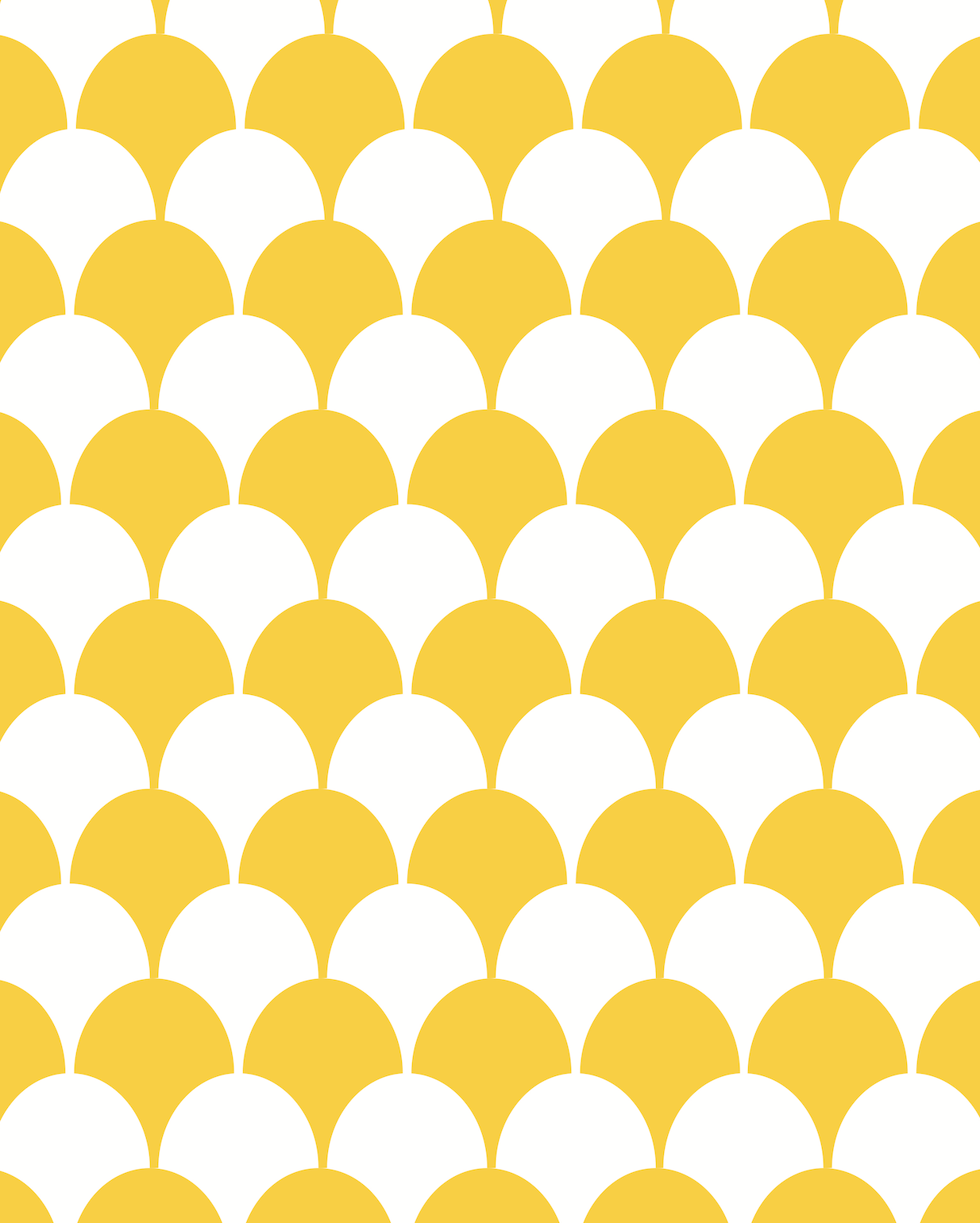 A close up of a scalloped yellow and white tile effect graphic photography backdrop.