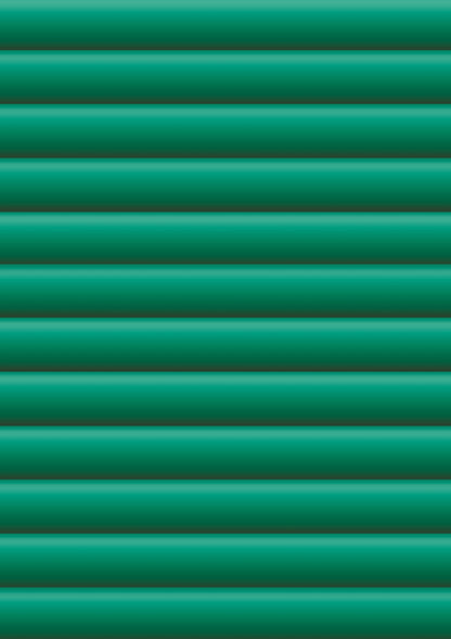 An emerald green ribbed vinyl photography backdrop with a 3D effect.