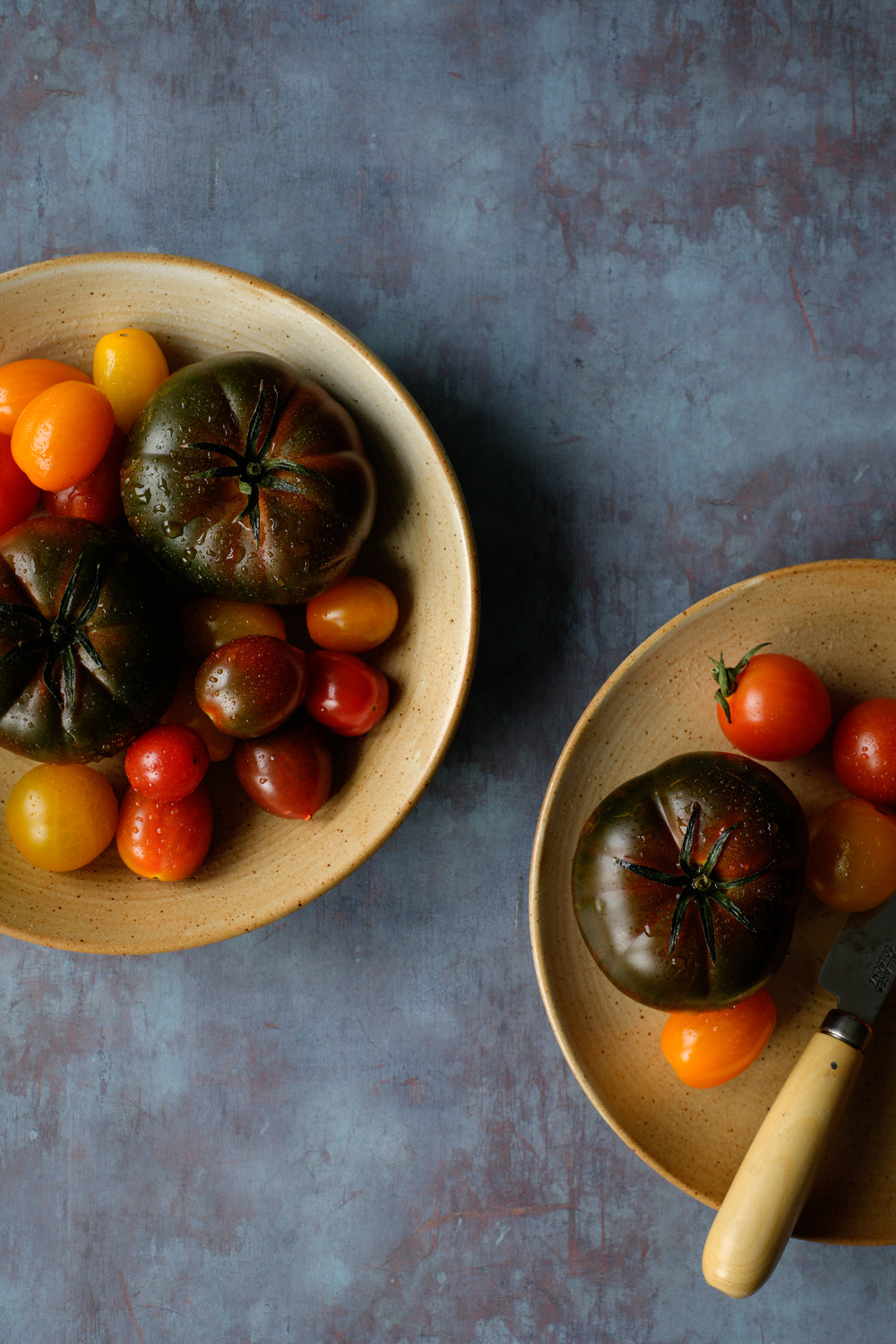 Monsoon dusty blue wood-effect photography backdrop