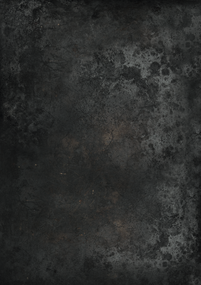 Textured dark grey vinyl photography backdrop with a vintage metallic appearance, ideal for food and drinks photography.