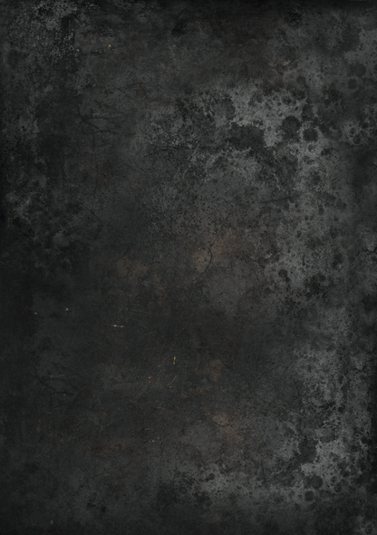 Textured dark grey vinyl photography backdrop with a vintage metallic appearance, ideal for food and drinks photography.
