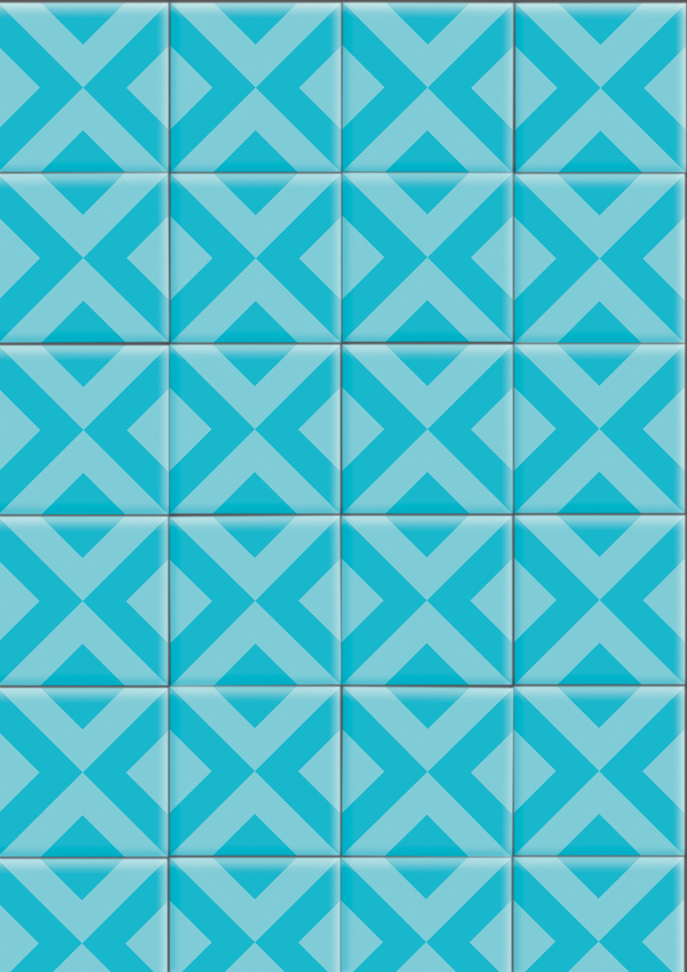 Retro 80s/90s turquoise graphic tile effect vinyl photography backdrop