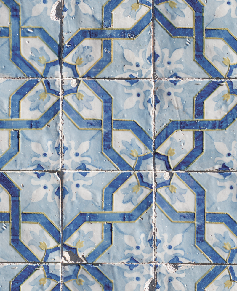 Porto Portuguese tile effect photography backdrop
