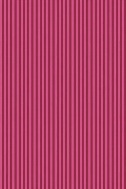 An A0 size vinyl photography backdrop with a vertical striped pattern in alternating pink and red designed for food and product photography.