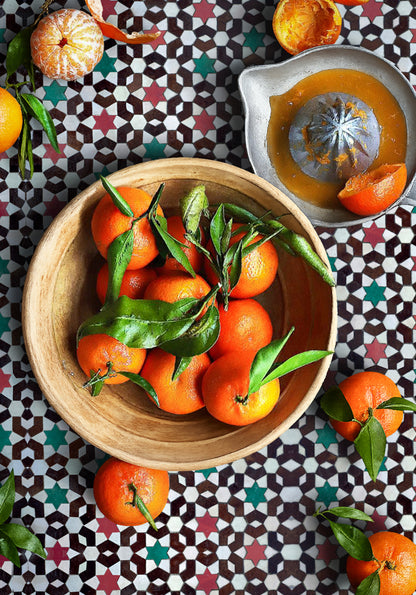 Souk multicoloured mosaic tile-effect photography backdrop