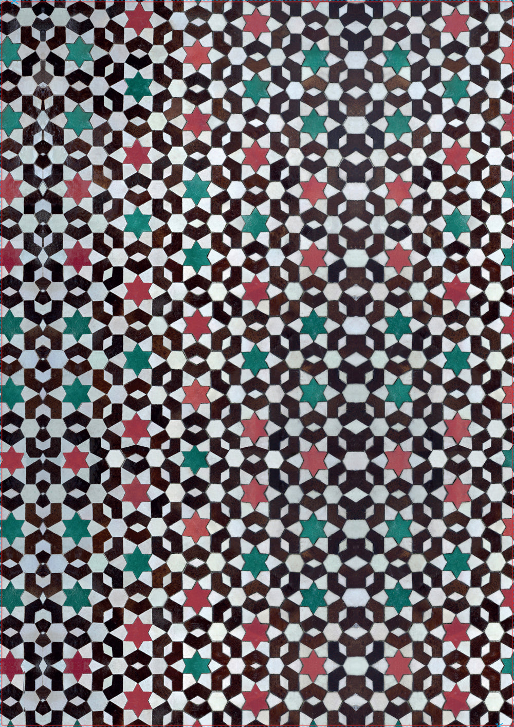 Souk multicoloured mosaic tile-effect photography backdrop