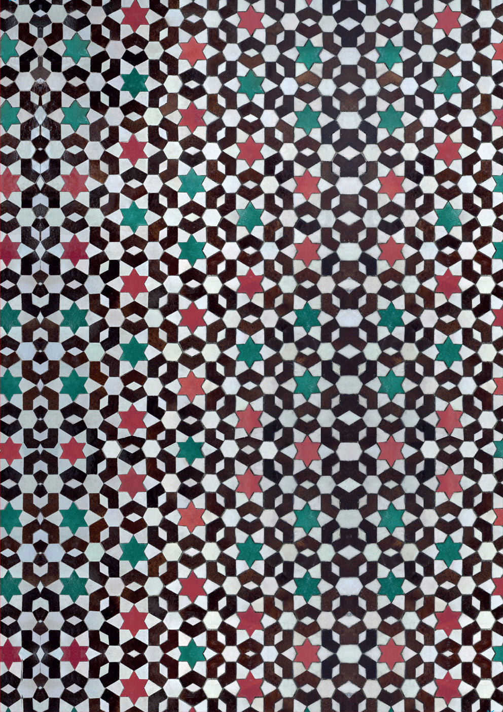 Souk multicoloured mosaic tile-effect photography backdrop