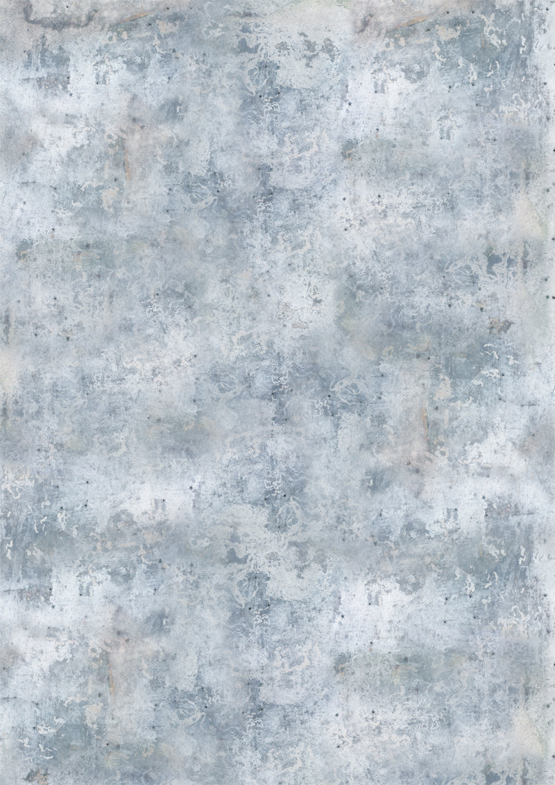 A cool blue and pale grey waterproof vinyl photography backdrop for food styling and product photography.