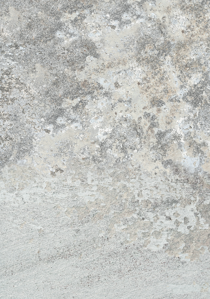 A concrete-effect photography backdrop with a textured grey surface and white cracks.