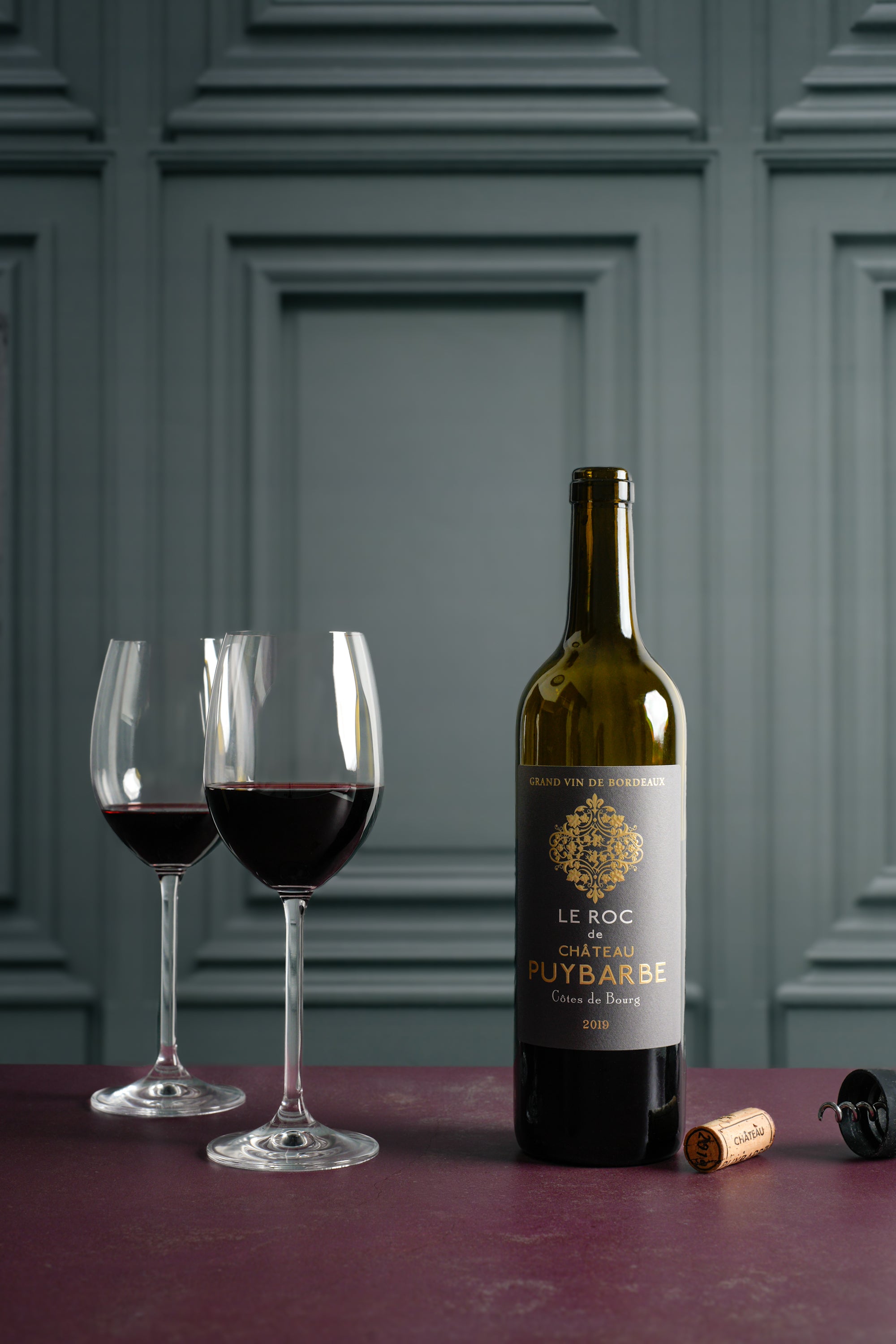 Turene sage green panelled wall effect photography backdrop