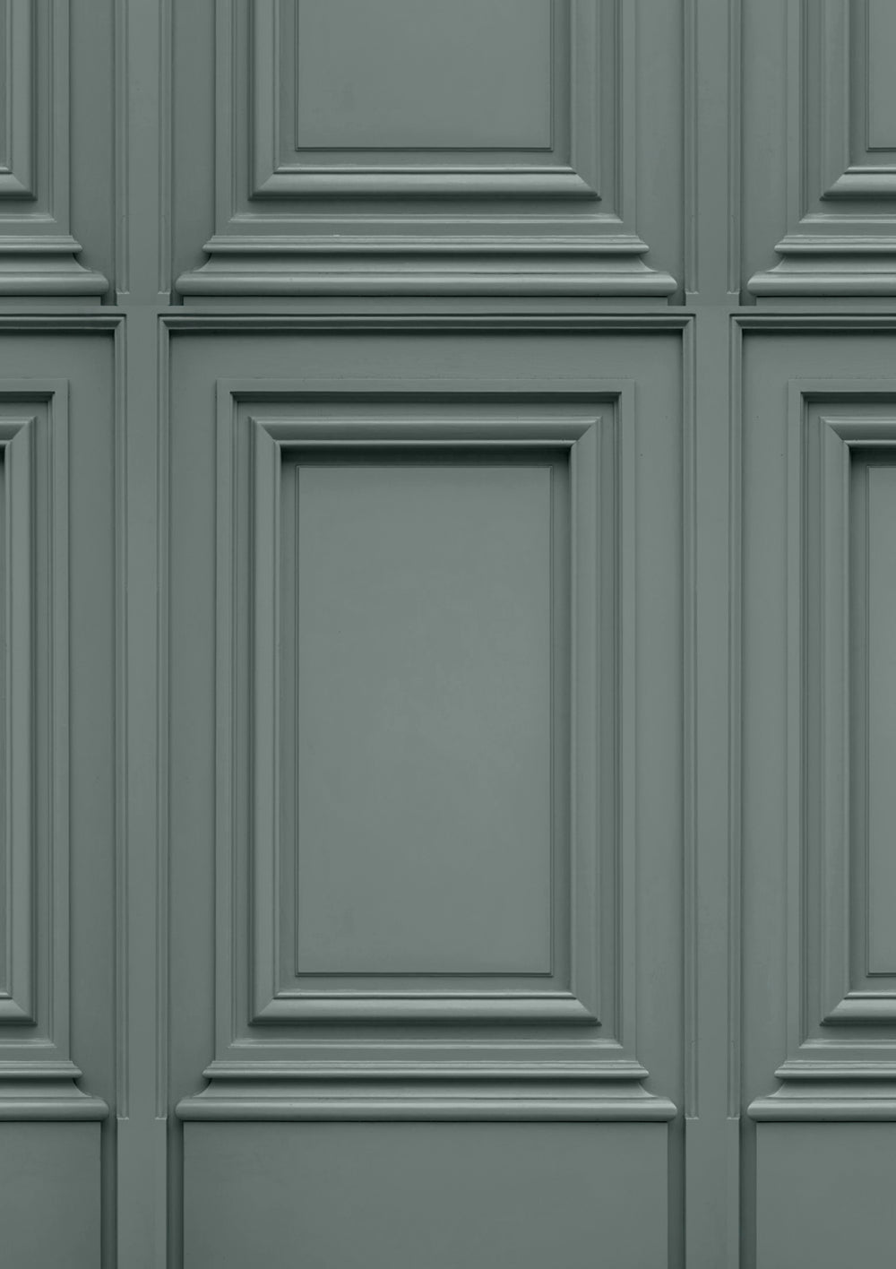 Turene sage green panelled wall effect photography backdrop