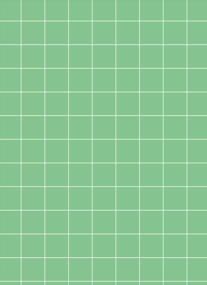 A vinyl photography backdrop featuring a graphic tile effect in soft green with white grout lines.