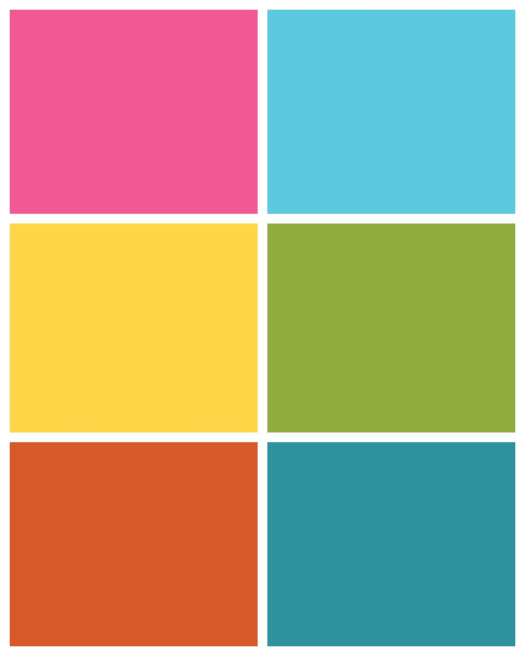 Food &amp; Product Photography Backdrops – Set of 6 Bright Colours – 30% Off