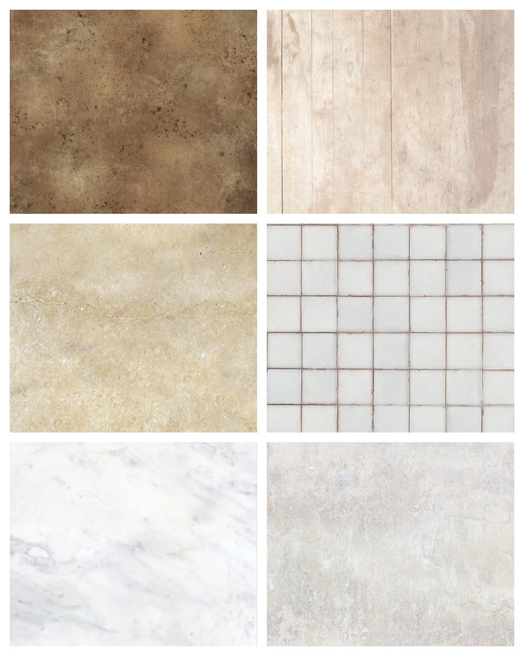 Neutrals bundle set of 6 vinyl backdrops with 30% off