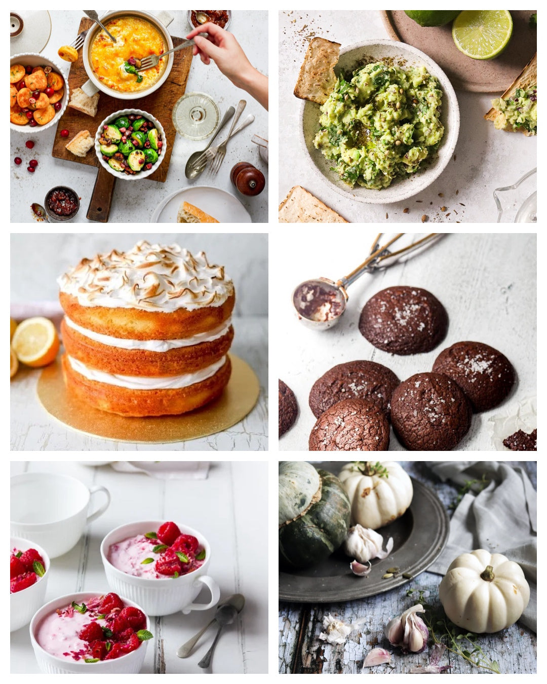 Flat lay food photography shot on a set of six white and neutral vinyl photography backdrops ideal for food and product styling.
