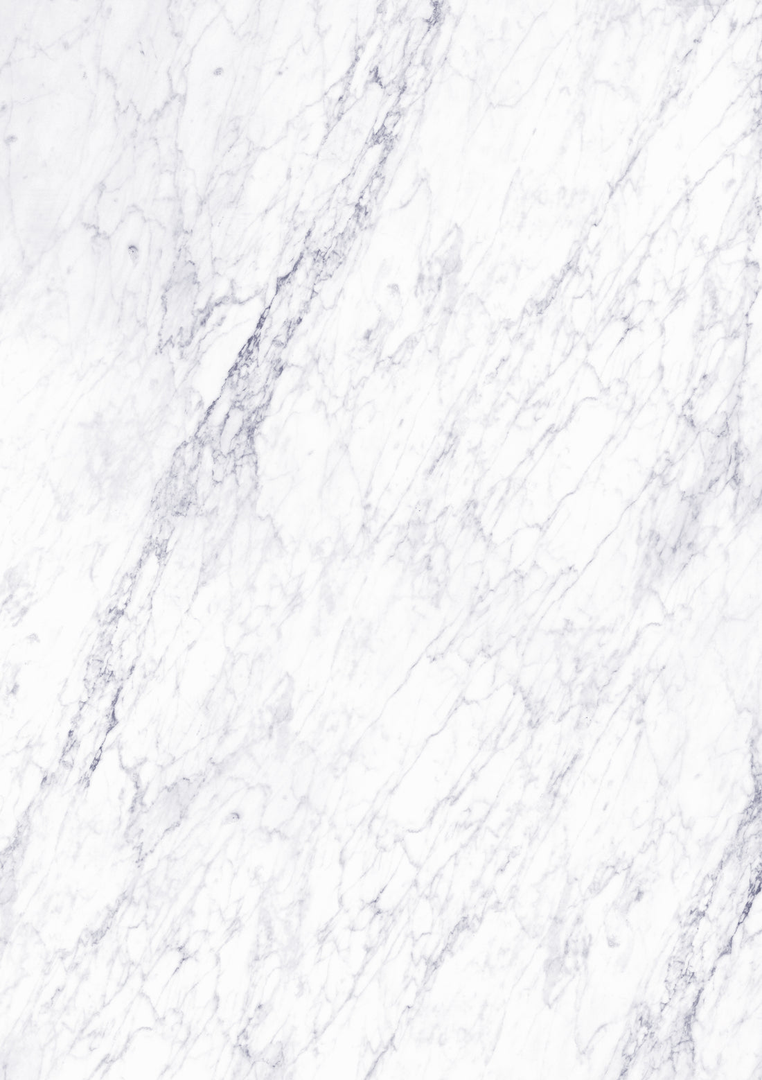 A close-up image of a cool grey and white marble effect vinyl photography backdrop, displaying long veining and random organic patterns.